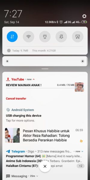 Proses Download Dimulai