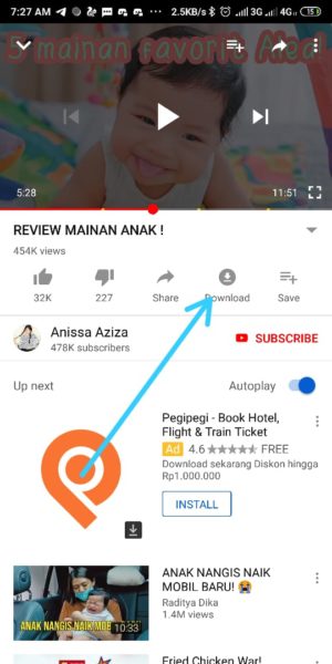 Pilih Viedo yang akan ditonton