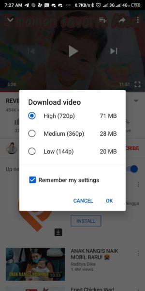 Pilih Resolusi