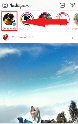 Cara menggunakan Filter Instagram tanpa follow akun 1 masuk ke cerita anda