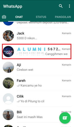 Cara mencegah anggota mengganti info grup di whatsapp 1 pilih grup whatsapp