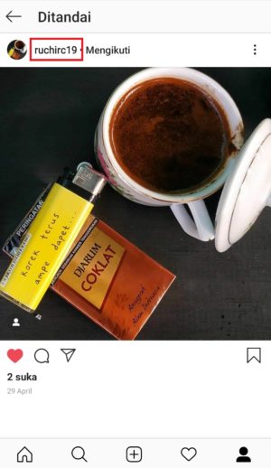 akun orang yang tag kita di fotonya
