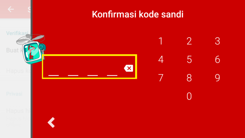Cara mengaktifkan fitur kode sandi di youtube kids 8 isikan ulang sandinya