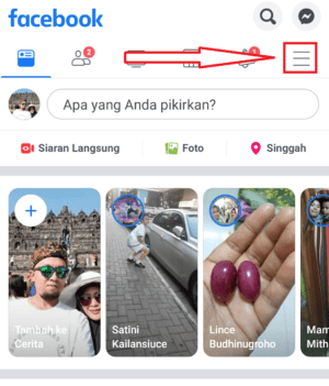 masuk opsi more