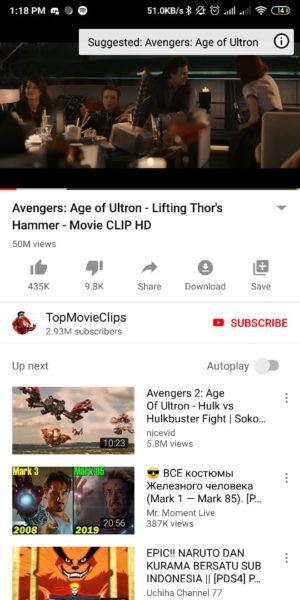 Pilih Video yang akan ditonton