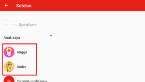 Cara menonaktifkan fitur pencarian di aplikasi Youtube Kids 10 pilih salah satu akun profil yang akan di gunakan
