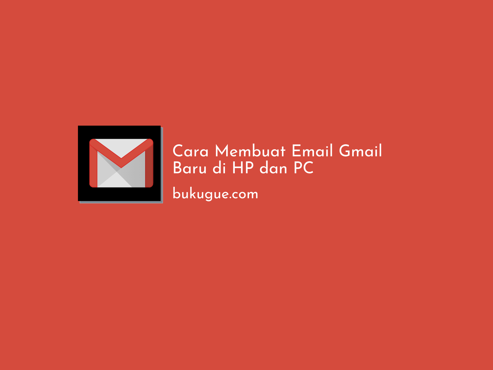 Cara membuat email baru