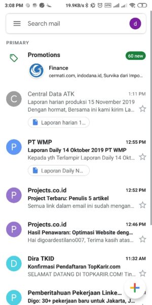 Halaman Awal Gmail