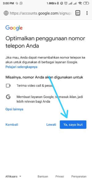 Pilih Ya, Saya Ikut