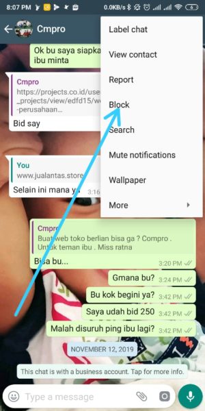 Block kontak