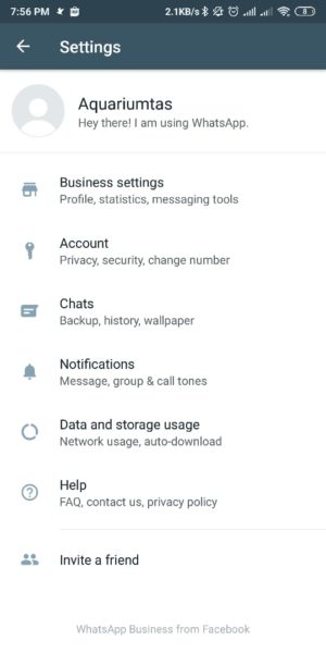 pilih Account