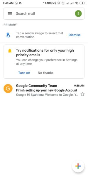 Halaman Email