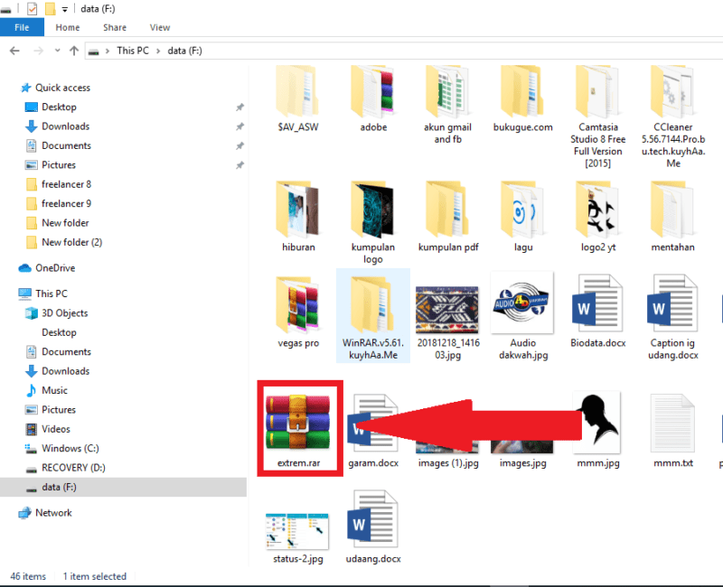 contoh file rar yang sudah jadi