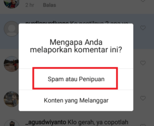 Cara melaporkan Spam & Akun Palsu di Instagram 32