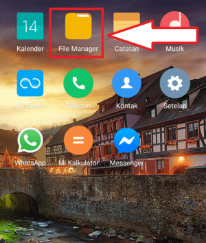 masuk ke folder atau file saya