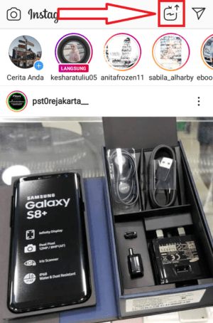 masuk ke icon TV pojok kanan atas