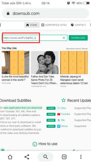 Cara mendownload subtitle dari video Youtube 10 Cara mendownload subtitle dari video Youtube 9
