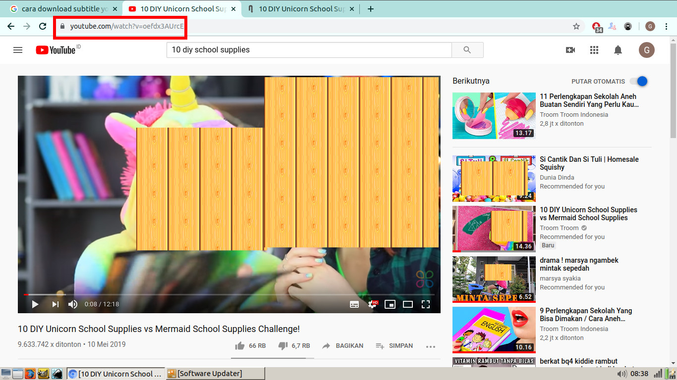 Cara mendownload subtitle dari video Youtube 18 Cara mendownload subtitle dari video Youtube 17
