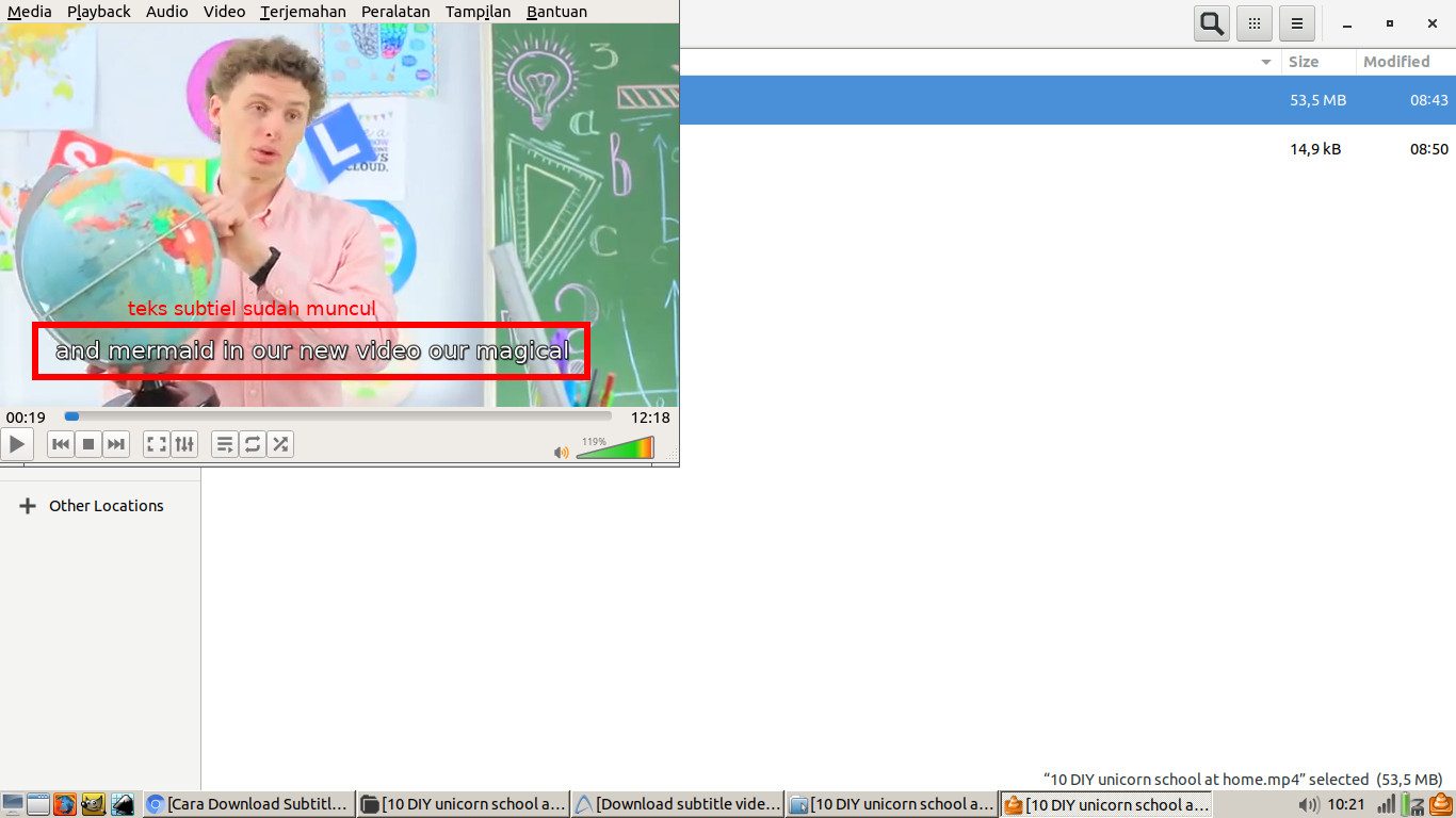 Cara mendownload subtitle dari video Youtube 26 Cara mendownload subtitle dari video Youtube 25