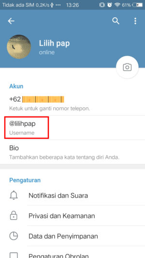 Cara membuat link undangan chat pribadi dan grup di Telegram 15