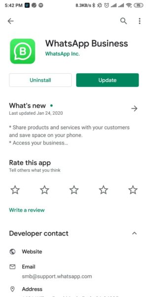 Whatsapp Update
