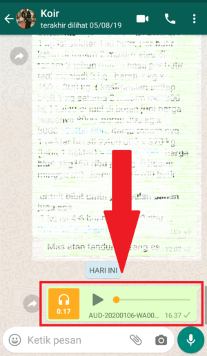 Cara mengirim Voice Note dengan "suara unik" di WhatsApp 127