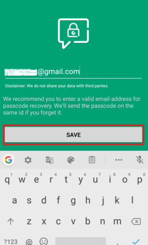 Cara Mengunci Chat Personal ataupun Chat Grup di WhatsApp 5 klik save