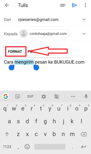 Cara mengubah warna teks saat membuat pesan di Gmail 7