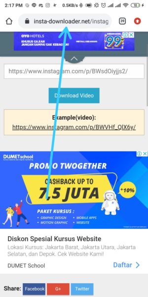 Cara download foto di Instagram tanpa aplikasi tambahan 7 masuk ke alamat download instagram