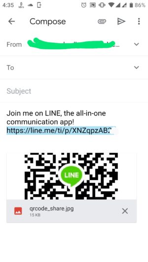 Cara menambahkan link LINE ke bio instagram 131
