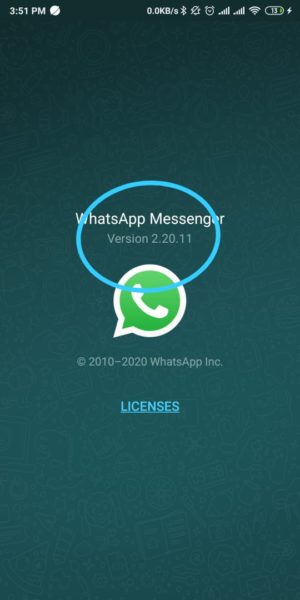 Cara melihat pesan whatsapp yang dihapus pengirim 1 Versi Whatsapp