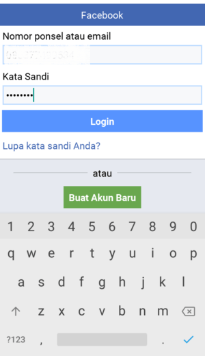masukan email dan login