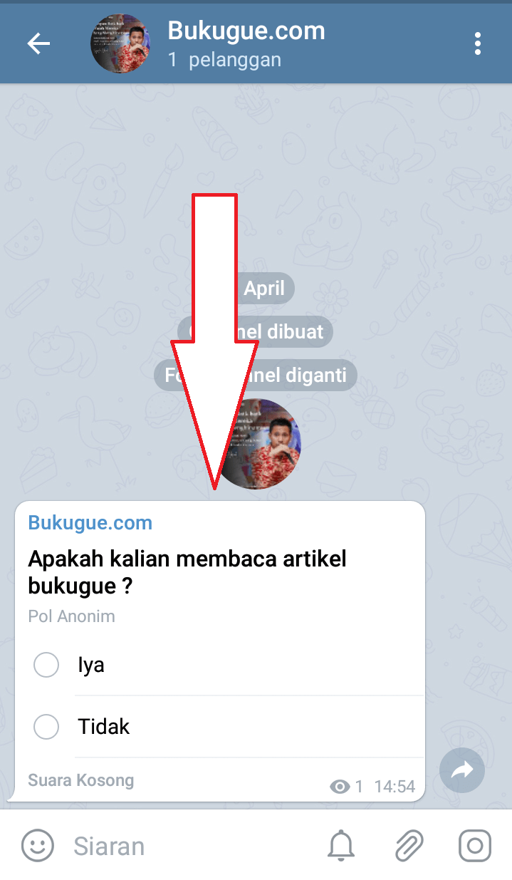 Cara membuat Polling di Telegram 16