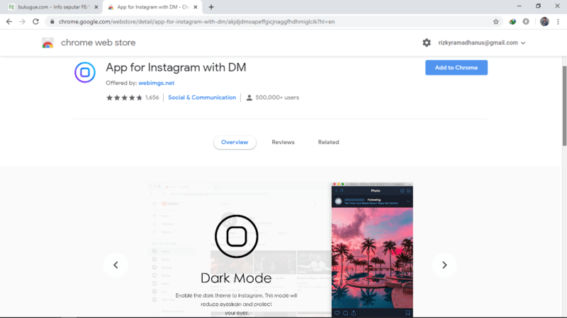 Cara mengirim DM Instagram di Komputer atau PC 47