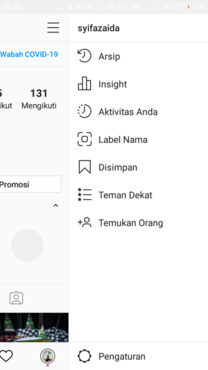 Cara membuat akun Instagram Bisnis 32 buka pengaturan