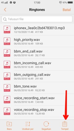 Cara Mengganti Nada Dering Di WhatsApp Dengan Lagu (atau File MP3 Lainnya) 58