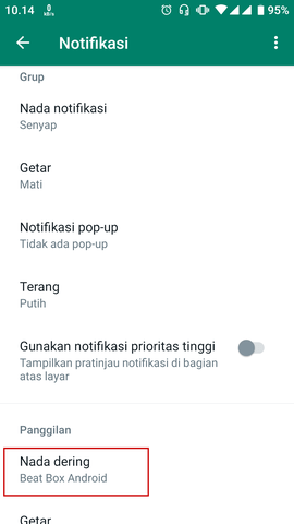 Cara mengganti nada dering WhatsApp (bisa dengan lagu/mp3) 18 Cara mengganti nada dering WhatsApp (bisa dengan lagu/mp3) 17
