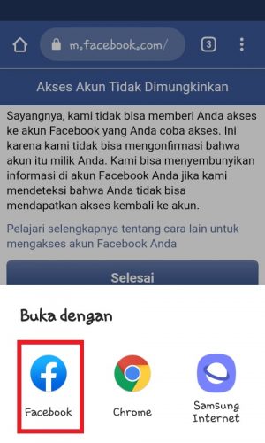 Tap "Facebook". 