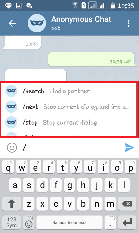 Cara Mencari hingga Memulai chat di Anonymous Chat Telegram 28