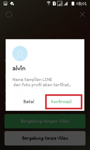  Tap "Konfirmasi". 