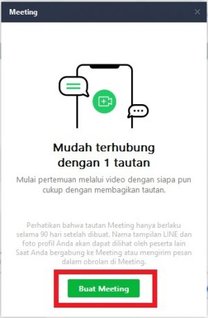 Tap "Buat Meeting". 