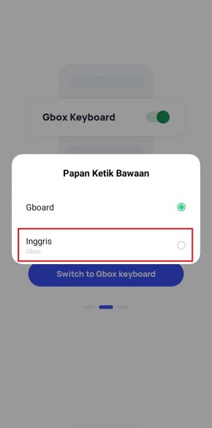 pilih gbox keyboard