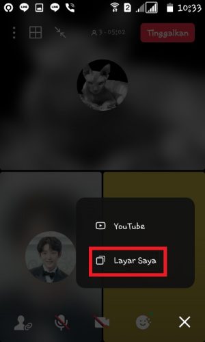 Tap "Layar Saya". 