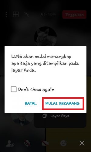 Tap "MULAI SEKARANG".