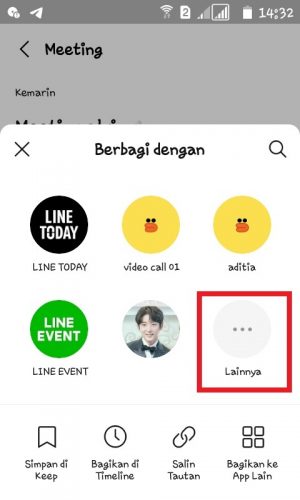 Tap "Lainnya". 