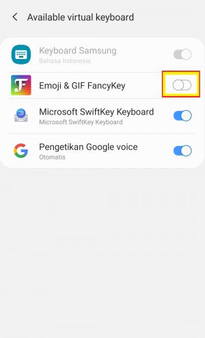 Cara membuat tulisan kecil di WhatsApp 10 aktifkan fancy key