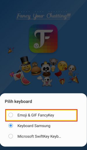 Cara membuat tulisan kecil di WhatsApp 14 pilih emoji & GIF FancyKey