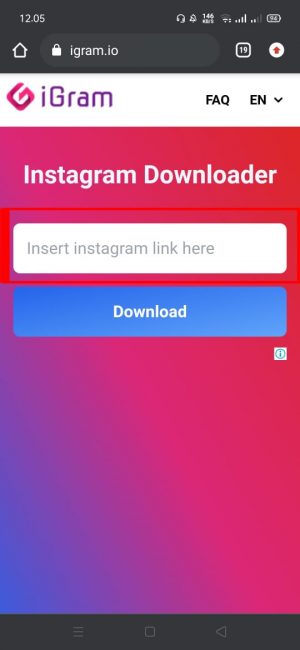 Cara Download Video Reels Instagram Ke Galeri HP 4 Klik dan pilih "kolom tersedia"