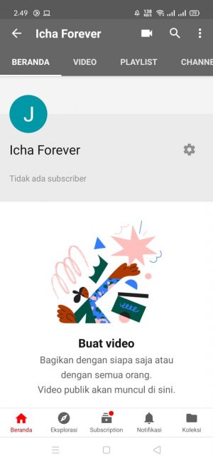 Cara Mengganti Nama Channel YouTube 12 Pilih dan klik "hasil"
