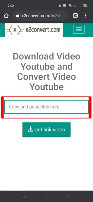 Cara download video dari Youtube menjadi MP3 tanpa aplikasi 7 Pilih dan klik "kolom"